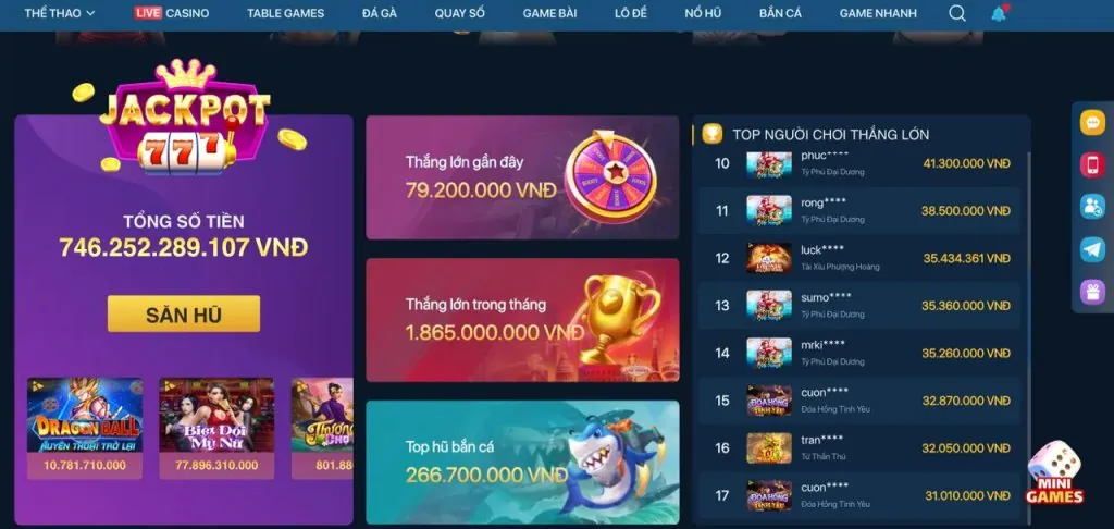 Các tính năng trò chơi độc quyền trên 566win khuyến mãi